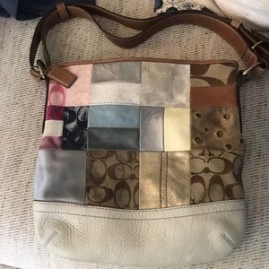 Small coach bag patchwork.